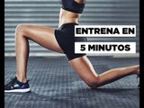 Entrenamiento de 5 minutos para esos días que no quieres hacer ejercicio