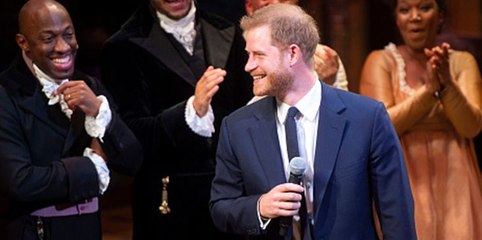Watch: Prince Harry Sings On Stage At ‘Hamilton’