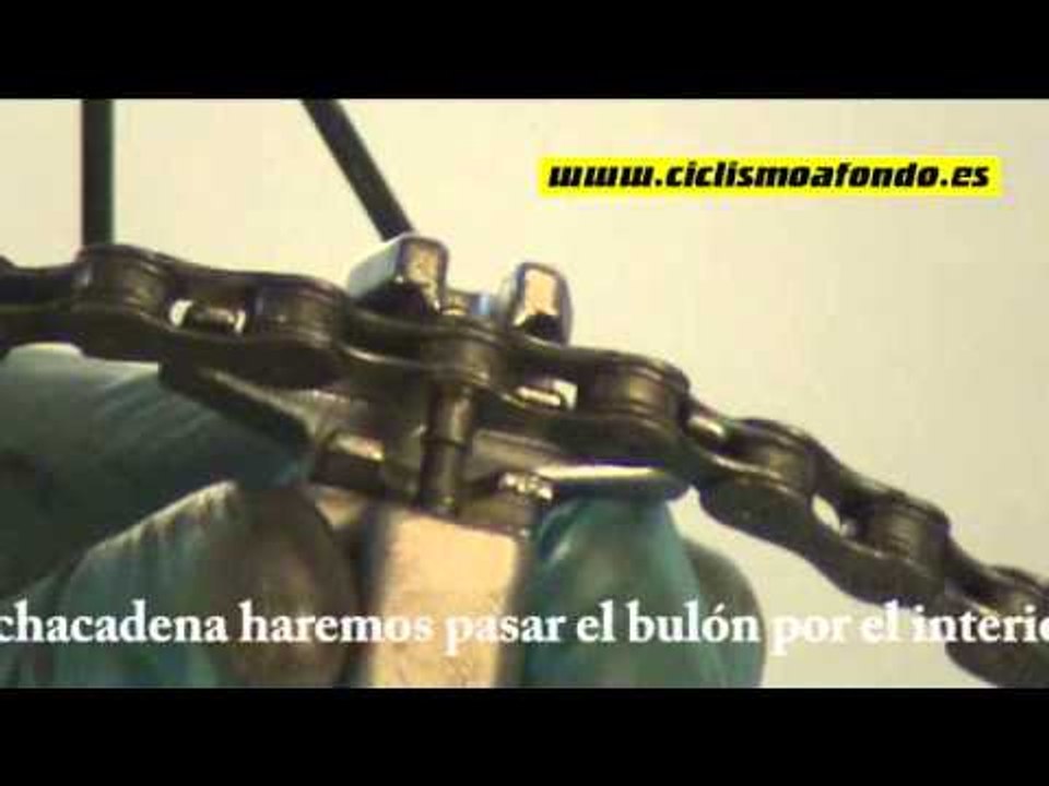 Montaje de la cadena