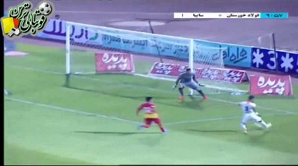 خلاصه بازی فولاد و سایپا