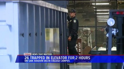 Students, Instructors Trapped in Elevator at California College for Hours