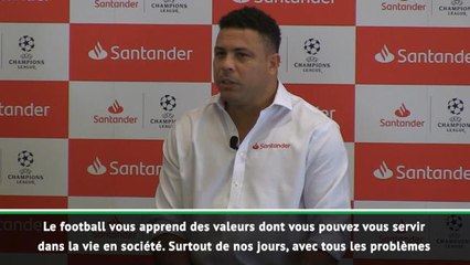 International - Ronaldo : ''S'il n'y avait pas eu le football...''