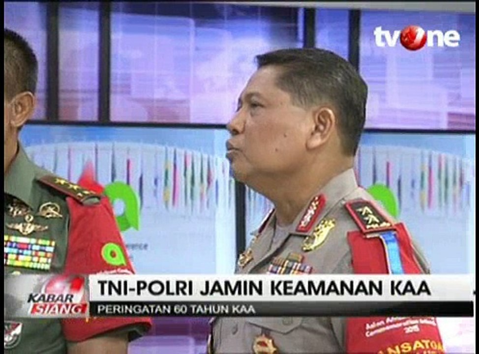 Kekuatan TNI-Polri Jaga Keamanan KAA