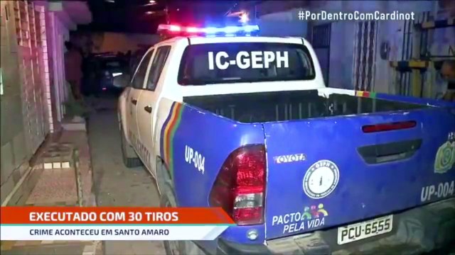 Rapaz morto com 30 tiros em Santo Amaro