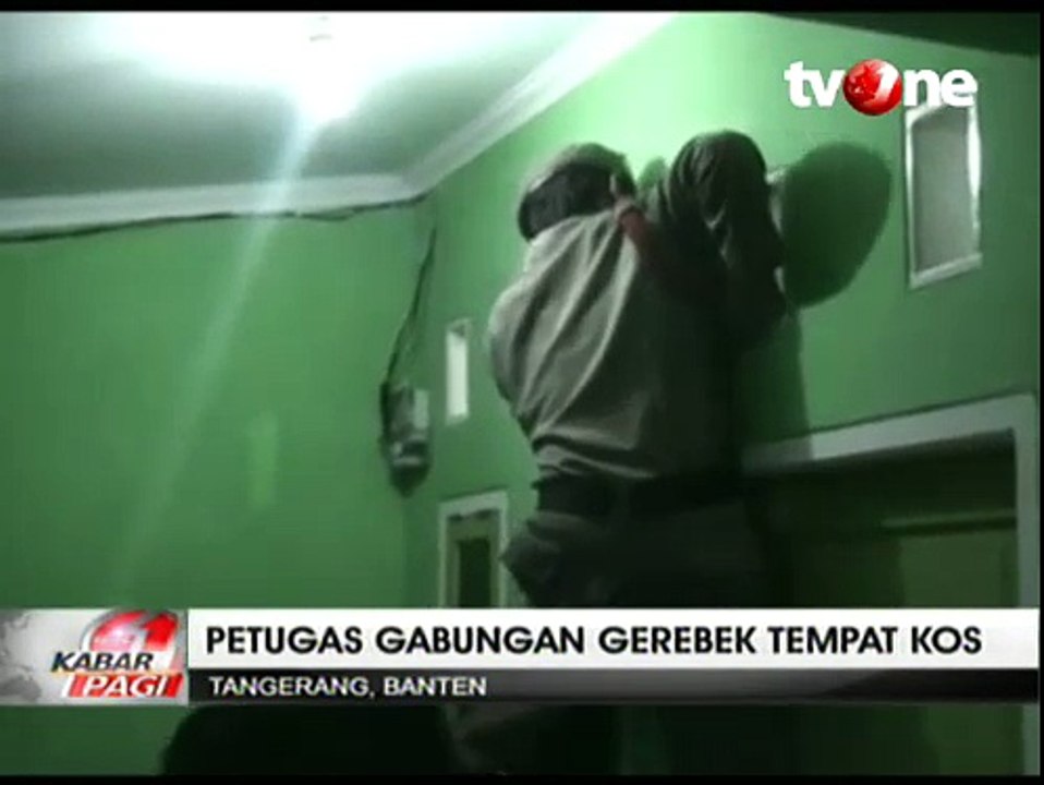Diduga Tempat Asusila, Polisi dan Satpol PP Kota Tangerang Gerebek Tempat Kos