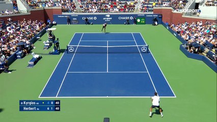 Hors du coup, puis injouable : Kyrgios a encore fait du Kyrgios face à Herbert