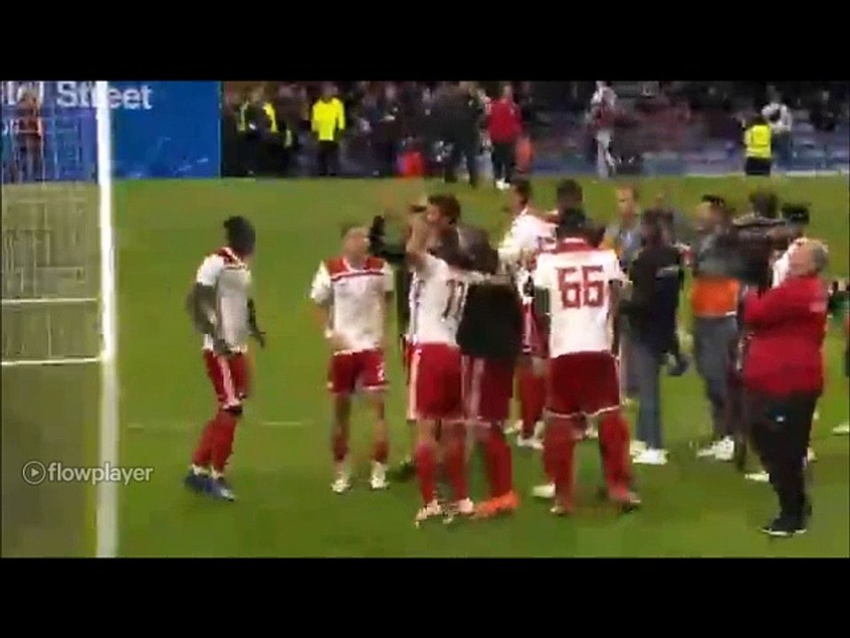 Οι πανηγυρισμοί των παικτών του Ολυμπιακού - Μπέρνλι 1-1 Ολυμπιακός - 30.08.2018