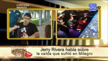 Jerry Rivera rompe el silencio y se pronuncia sobre accidente que le sucedió en Milagro