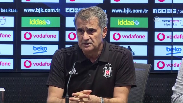 Beşiktaş - Partizan maçının ardından - Beşiktaş Teknik Direktörü Güneş (1) - İSTANBUL