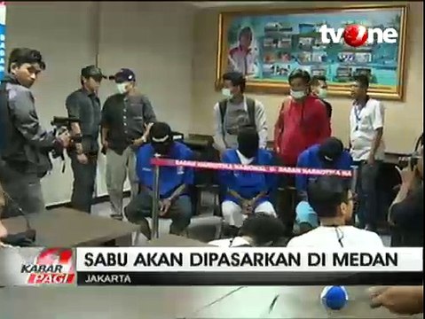 BNN Gagalkan Penyelundupan 10 Kg Sabu dari Malaysia