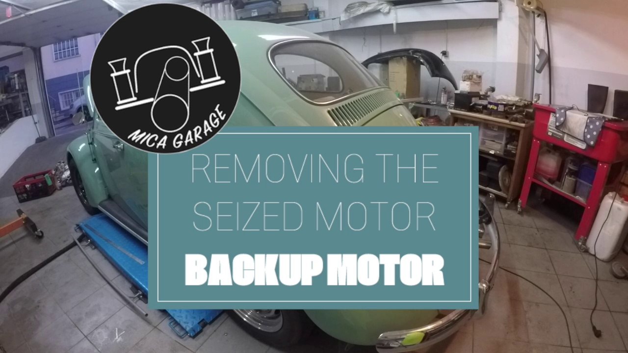 VW Beetle 1963 - Backup Motor (Part 1) - Remove Siezed motor #removeengine #vwbeetle #vwcarocha