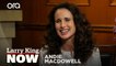 Andie MacDowell: Trump only cares about "making money"