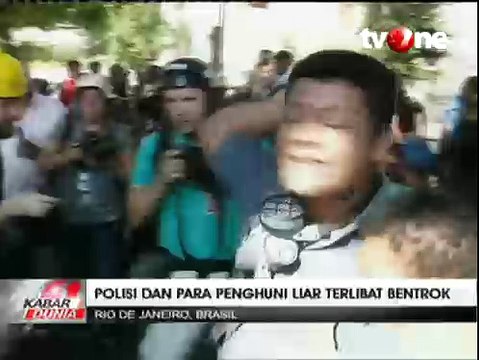 Pengusiran Penghuni Liar di Brasil Berlangsung Ricuh