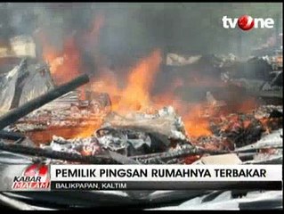 Tiga Rumah Terbakar di Manggar Baru