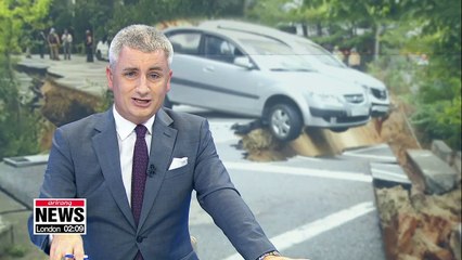 150 people evacuated after sink hole caused apartment to tilt