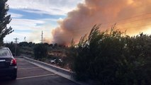 Thick plumes of smoke fill Sandy, Utah sky as fire breaks out