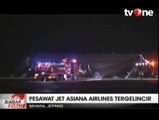 Pesawat Asiana Airlines Tergelincir, Puluhan Orang Terluka