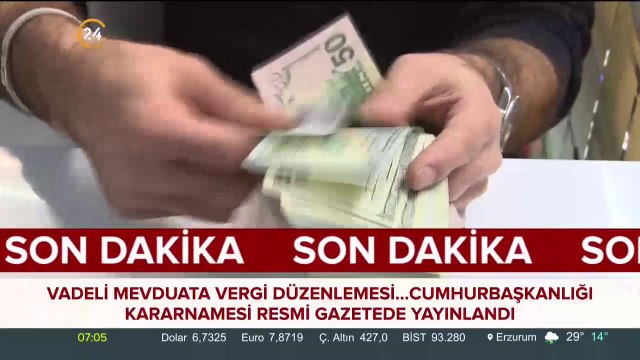 Vadeli TL hesabında vergi düştü