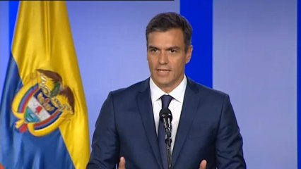 Sánchez advierte a Torra desde Colombia con otro 155