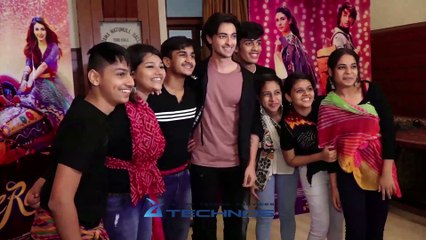 Warina Hussain,Aayush Sharma Promote Loveratri At College