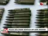 Polda Aceh Tunjukkan Senjata Api Hasil Sitaan