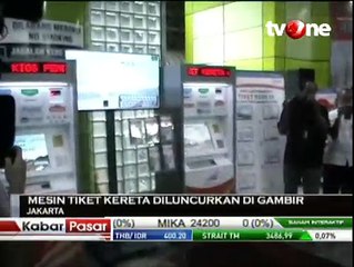 PT KAI Luncurkan Mesin Tiket Online di Stasiun Gambir