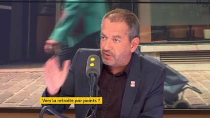 "La retraite par points, c'est le travail sans fin ; la retraite par points, c'est la retraite en moins" assène Pascal Pavageau (FO)