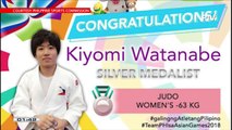 Silver medal, nasungkit ng isang Pinay sa 2018 Asian Games