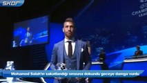 Sergio Ramos, Mohamed Salah’ın omzuna dokundu hareket Şampiyonlar Ligi kura gecesine damga vurdu