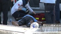 İstanbul'da Servis Minibüsünün Karıştığı Feci Kaza Kamerada