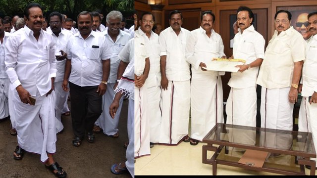 ஸ்டாலின் முன்னிலையில் மீண்டும் திமுகவில் இணைந்தார் முல்லை வேந்தன்- வீடியோ