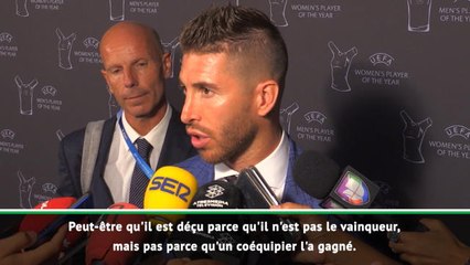 Joueur UEFA de l'année - Ramos : "Peut-être que Ronaldo est déçu"