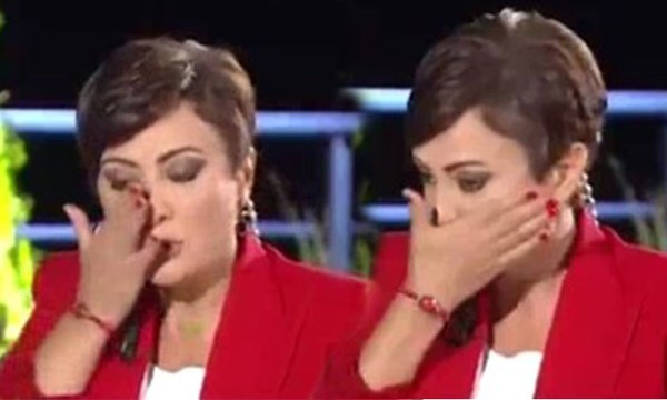 Habertürk sunucusu canlı yayında gözyaşlarını tutamadı