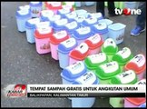 Polisi Bagikan 500 Tempat Sampah Gratis ke Sopir Angkot