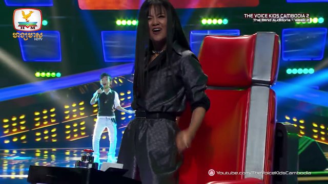The Voice Kids Cambodia Season 2 | ឆេង ប្រសិទ្ធ - Girl On Fire​ | Blind Audition Week 2