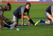 Le départ des Bleues de Clairefontaine avec Clara Matéo I FFF 2018