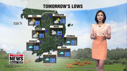 Rainy weekend expected in southern provinces _ 083118