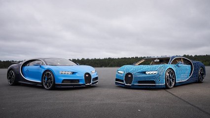 Une Bugatti Chiron taille réelle en Lego
