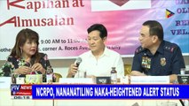 NCRPO, nananatiling naka-heightened alert status