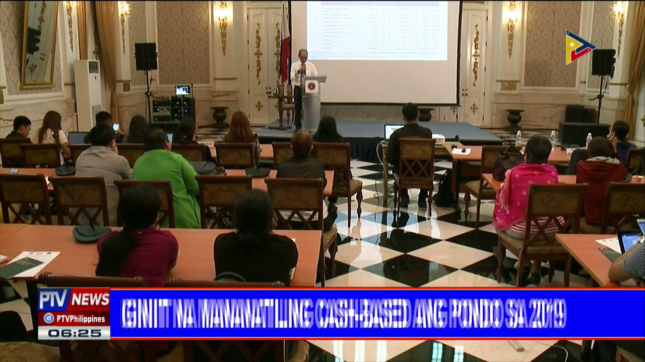 DBM, iginiit na mananatiling cash-based ang pondo sa 2019