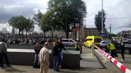 'Two injured' after knife attack in Amsterdam Centraal station