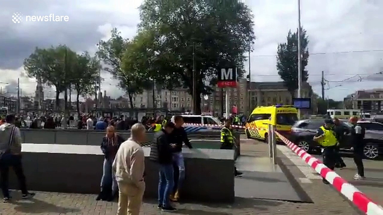 'Two injured' after knife attack in Amsterdam Centraal station