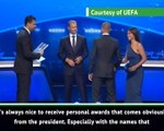 Beckham honoured by UEFA President's award