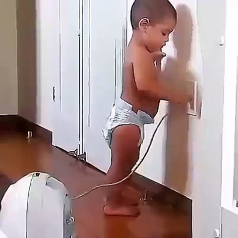 Small child funny video