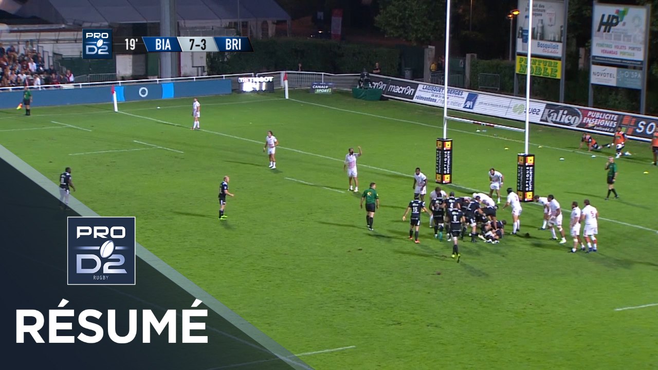 PRO D2 - Résumé Biarritz-Brive: 33-33 - J3 - Saison 2018/2019