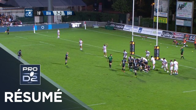 PRO D2 - Résumé Biarritz-Brive: 33-33 - J3 - Saison 2018/2019