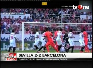 Ditahan Imbang Sevilla, Barca Gagal Penuhi Target