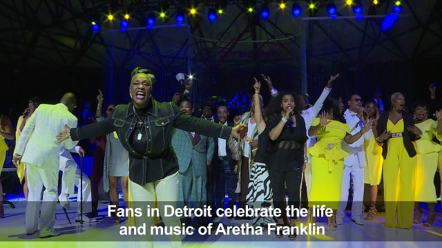 Detroit tribute concert celebrates Aretha Franklin