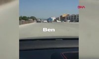 Sosyal medya için  video çekerken kaza anını görüntüledi