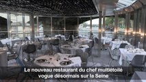 Privé de Tour Eiffel, Ducasse lance un bateau gastronomique